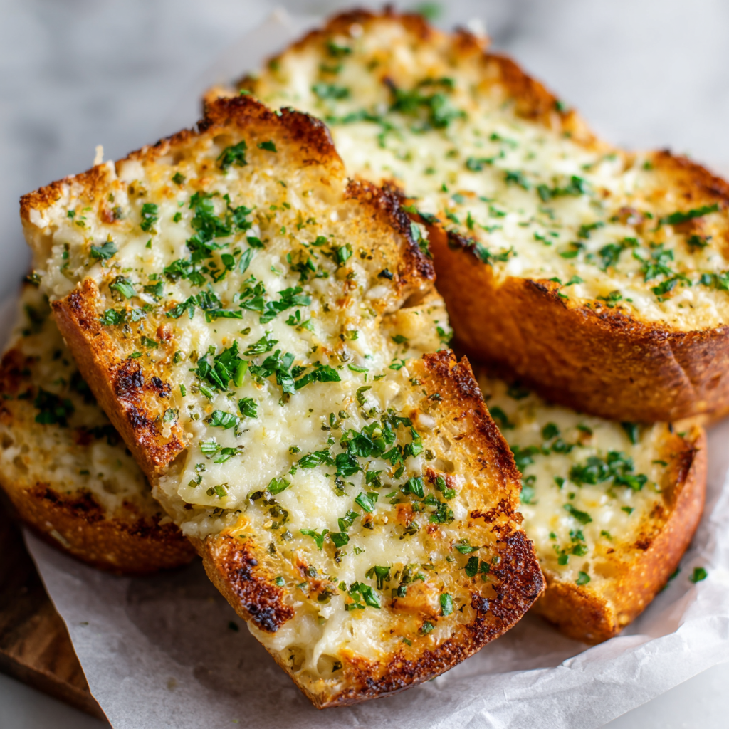 Pan de ajo con queso